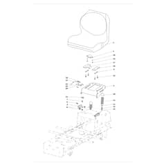 EF 106/22 HP - 2024 - Efco Ride On Mower Hood 01 Diagram