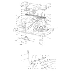 EF 106/22 HP - 2024 - Efco Ride On Mower Mowing Deck Diagram