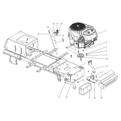EF 106/24 KH 4X4 (K2400AVD V-twin) - 2016 - Efco Ride On Mower Engine Diagram