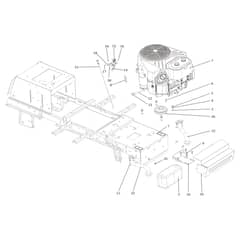 EF 106/24 KH 4X4 (K2400AVD V-twin - EURO5) - 2019 - Efco Ride On Mower Engine Diagram