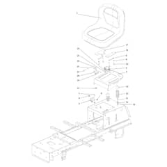 EF 106/24 KH (K2400AVD V-twin) - 2015 - Efco Ride On Mower Hood 01 Diagram
