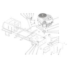 EF 106/24 KH (K2400AVD V-twin - EURO5) - 2023 - Efco Ride On Mower Engine Diagram