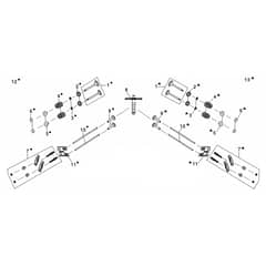 EF 106/24 KH (K2400AVD V-twin - EURO5) - 2023 - Efco Ride On Mower Starter lever Diagram