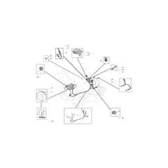 EF 108L/18.5 H - 2017 - Efco Ride On Mower Electrical Parts Diagram