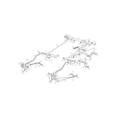 EF 123/21 KV - 2023 - Efco Ride On Mower Cutting Plate Lifting Diagram