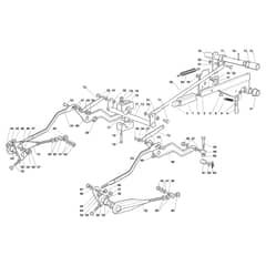 EF 123/22 V - 2020 - Efco Ride On Mower Cutting Plate Lifting Diagram