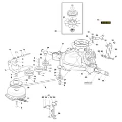 EF 123/22 V - 2020 - Efco Ride On Mower Transmission Diagram