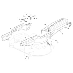 EF 123/22 V - 2022 - Efco Ride On Mower Guards Diagram