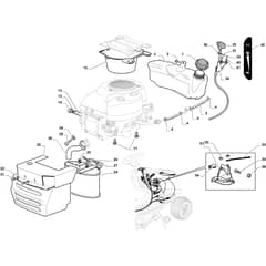 EF 84/14.5 K H - 2017 - Efco Ride On Mower Tank Muffler Diagram