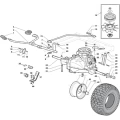 EF 84/14.5 K H - 2017 - Efco Ride On Mower Transmission Diagram