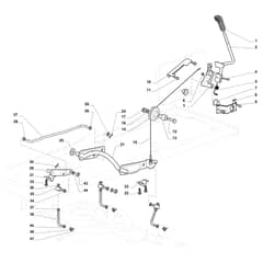 EF 84/14.5 K H - 2019 - Efco Ride On Mower Cutting Plate Lifting Diagram