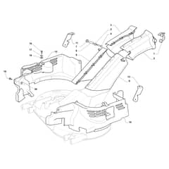 EF 84/14.5 K H - 2020 - Efco Ride On Mower Guards Diagram