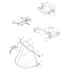 EF 84/14.5 K H - 2021 - Efco Ride On Mower Options Diagram