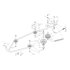 EF 86R/12.5 K M - 2025 - Efco Ride On Mower Transmission Diagram