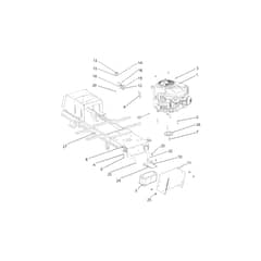 EF 92/16H (VICTUS) - 2024 - Efco Ride On Mower Engine Diagram