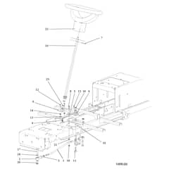 EF 92/24 KH (K2400AVD TWIN) - 2016 - Efco Ride On Mower Steering Diagram