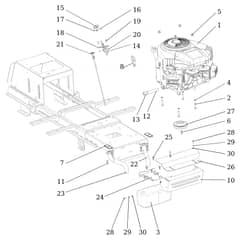 EF 92/24 KH (K2400AVD TWIN) - 2018 - Efco Ride On Mower Engine Diagram