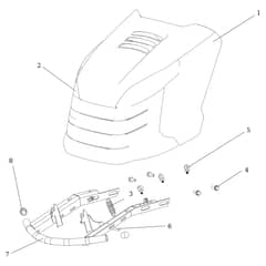 EF 92/24 KH (K2400AVD TWIN) - 2021 - Efco Ride On Mower Hood 02 Diagram