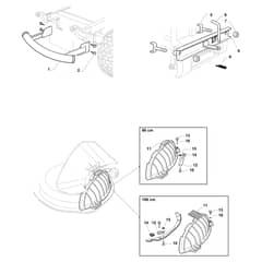EF 98L/14.5 K H - 2022 - Efco Ride On Mower Optionl on request Diagram