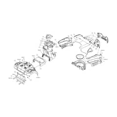 EF 99L/12.5 K M - 2024 - Efco Ride On Mower Body Diagram