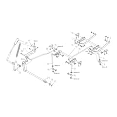 EF 99L/14.5 K - 2025 - Efco Ride On Mower Cutting Plate Lifting Diagram