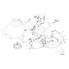 EF 99L/14.5 K - 2025 - Efco Ride On Mower Electrical Parts Diagram