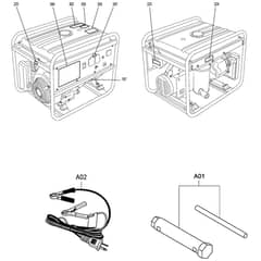 Makita EG601A - Generator - Power Tool 11 Diagram