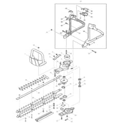 Makita EH561 - Engine Hedge Trimmer - Power Tool 01 Diagram