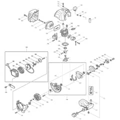 Makita EH561 - Engine Hedge Trimmer - Power Tool 02 Diagram