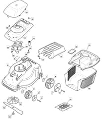 EL 33 - 2006 - 297307963/MO6 - Mountfield Rotary Mower Main Assembly Diagram