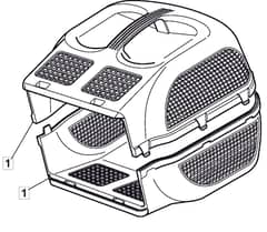 EL 350 - 2006-2007 - 297353653/MO6 - Mountfield Rotary Mower Grass Bag Diagram
