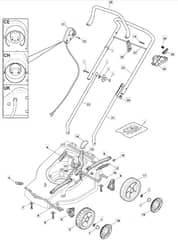 EL 360 - 2011 - 294360663/M11 - Mountfield Rotary Mower Wheels Diagram