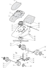 EL 3900 R - 2008 - 297591753/M08 - Mountfield Rotary Mower Blade Diagram