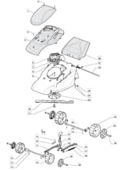 EL 390 R - 2010 - 297591753/UM9 - Mountfield Rotary Mower Blade Diagram