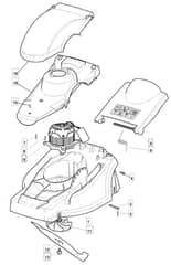 EL 410 - 2011 - 294410663/M11 - Mountfield Rotary Mower Blade Diagram