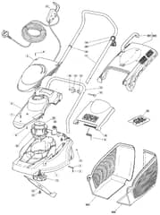 EL 410 - 2006-2007 - 294410663/MO6 - Mountfield Rotary Mower Main Assembly Diagram