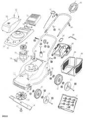 EL 41 - 2002 - 24-3163-78 - Mountfield Rotary Mower Main Assembly Diagram