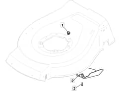 EL 460 PD BW - 2010 - 299487073/M10 - Mountfield Rotary Mower Belt Protection Diagram