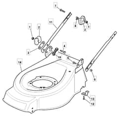 EL 46 R HP - 2005 - 294480663/MOR - Mountfield Rotary Mower Deck Diagram