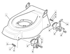 EL 4800 HP - 2008 - 294480773/MTF - Mountfield Rotary Mower Height Adjusting Diagram