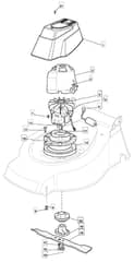 EL 4800 PD BW - 2010 - 294487063/M08 - Mountfield Rotary Mower Blade Diagram