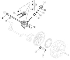 EL 4800 PD BW - 2011-2014 - 299487073/MTF - Mountfield Rotary Mower Transmission Diagram