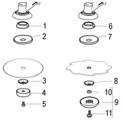 McCulloch ELITE 1 810 BT - 2007-02 - Cutting Equipment (1) Parts Diagram