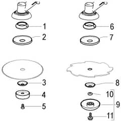 McCulloch ELITE 2 010 BT - 2007-02 - Cutting Equipment (2) Parts Diagram