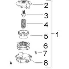 McCulloch ELITE 2 010 L - 2007-02 - Cutting Equipment (1) Parts Diagram