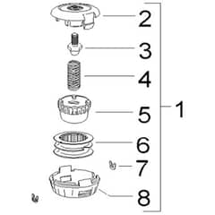 McCulloch ELITE 2 210 BT - 2007-03 - Cutting Equipment (2) Parts Diagram
