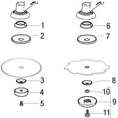 McCulloch ELITE 2 210 L - 2007-03 - Cutting Equipment (1) Parts Diagram