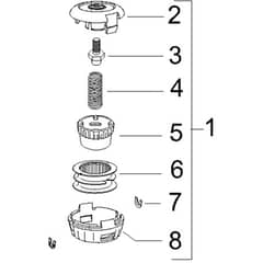 McCulloch ELITE 2 510 BT - 2009-10 - Cutting Equipment (1) Parts Diagram