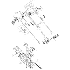 Makita ELM4120 - 410mm Electric Lawn Mower - Power Tool 01 Diagram