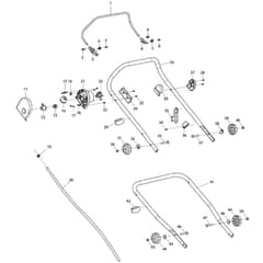 Makita ELM4610 - Electric Lawn Mower - Power Tool 01 Diagram